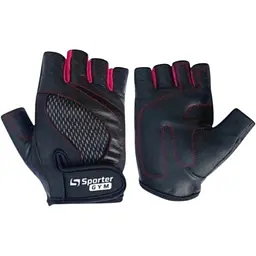 Перчатки для фитнеса Sporter MFG-204.4A S Black/Pink