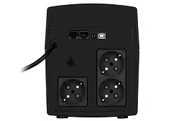 2E Джерело безперебійного живлення DD1200, 1200VA/720W, LCD, USB, 3xSchuko - мініатюра 3