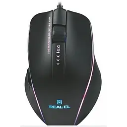 Комп'ютерна мишка Real-El RM-747 USB Black (EL123200028) - мініатюра 4