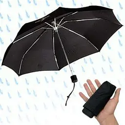 Похідна парасолька Sea To Summit Pocket Umbrella Чорний - мініатюра 2