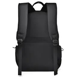 Місткий текстильний чорний рюкзак Confident ANT02-8395A - мініатюра 6