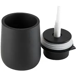 Дозатор для рідкого мила МВМ My Home Richmond, 340 мл, чорний (BA-09 BLACK) - мініатюра 2