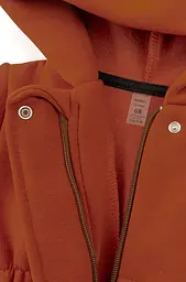 Дитячий утеплений комбінезон з тринитки на флісі і шапкою Cinnamon - мініатюра 5