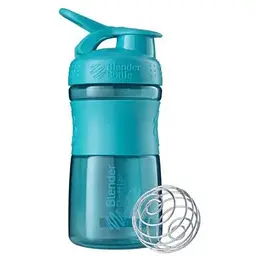 Шейкер спортивний BlenderBottle SportMixer Flip 20oz/590 мл Teal (SM 20oz Teal)