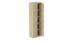Шафа Анжело Ferrum-decor на 5 полиць із 4 дверима 1900x600x380 ДСП Дуб Сонома 16 мм (FRD-105004)