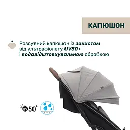 Прогулянкова коляска Chicco Glee сіра (87068.43) - мініатюра 6