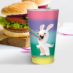 Склянка AbyStyle LAPIN CRETINS Rainbow Rabbids (Скажені кролики) 400 мл - мініатюра 5