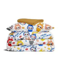 Дитяча постільна білизна Cosas LABUBU FUN 110х140см (LabubuFun_16Mustard_140)