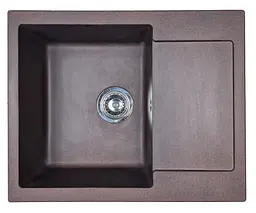 Кухонна мийка Adamant MINIMAL mokko 615x495x200 мм, з крилом 61,5 см - мініатюра 3