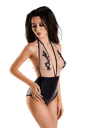 Боді Glossy Kiara M чорний - мініатюра 2