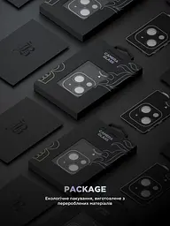 Захисне скло для камери Apple iPhone 15/15 Plus, Supreme BI, чорний колір, з рамкою, глянцеве скло для захисту лінз, протиударне, прозоре, з клейовим шаром по контуру, не впливає на якість фото, ArmorStandart (ARM76585) - мініатюра 12