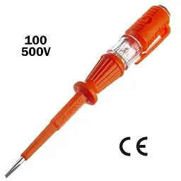 Викрутка-індикатор Polax 100-500В (51-112) - мініатюра 3