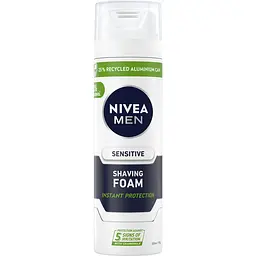 Піна для гоління Nivea Men для чутливої шкіри, 200 мл