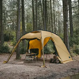 Намет Naturehike CNH22ZP028 двокімнатний гірчичний - мініатюра 2