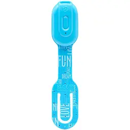 Закладка-ліхтарик Flexilight Rechargeable Класика Синій стиль 14.7x3.6x1.3 см блакитна (FLRBW) - мініатюра 2