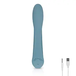Вібратор Bloom Rose G-Spot 20 см (блакитний) - мініатюра 2