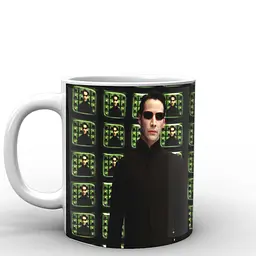 Кухоль GeekLand Матриця The Matrix нео в екрані MX.002.03 330 мл білий - мініатюра 2