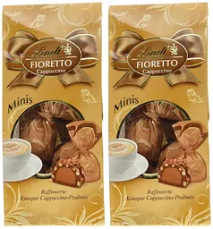 Шоколадні цукерки Lindt Fioretto Minis Cappuccino 115г - мініатюра 8