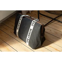 Сумка Childhome Mommy bag Signature - Canvas Black, чорна (CWMBBSCBL) - мініатюра 12