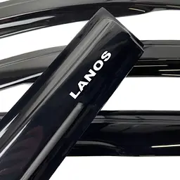 Дефлектори вікон для Daewoo Lanos - Sens 1996- Гнучкі (Acrylic) - мініатюра 5