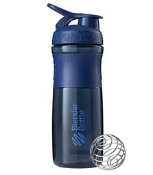 Шейкер спортивний BlenderBottle SportMixer Flip 28oz/820 мл Navy (SM 28oz Navy) - мініатюра 1