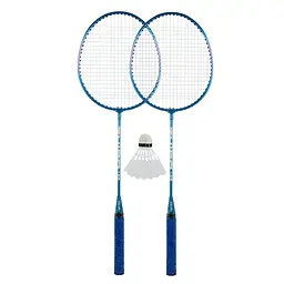 Набір для гри Бадмінтон Extreme Motion BD23556(Blue) 2 ракетки, волан, чохол