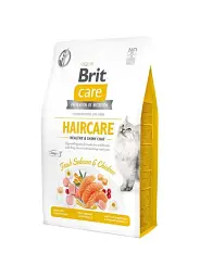 Сухий корм для котів, що потребують догляду за шкірою та шерстю Brit Care з лососем та куркою 400 г