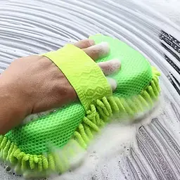 Щітка-губка "Макарони" для миття авто 21 см × 12 см AGM11 EcoKraft (6900514220724) - мініатюра 8