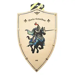 Сувенірний дерев'яний щит Кінний Лицар 47х30 см (ID-180-D-269)