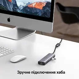Кабель-подовжувач UGREEN US129 USB 3.0 Type-A 1 м чорний (10368) - мініатюра 8