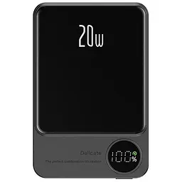 Повербанк MagSafe Power Bank Q9 з бездротовою зарядкою для iPhone 10000 mAh 20W Black - мініатюра 2