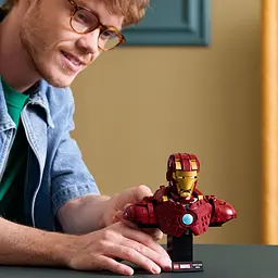 Конструктор LEGO Super Heroes Marvel Бюст Залізної Людини MK4, 436 деталей (76327) - мініатюра 15