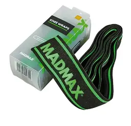 Кистьові бинти MadMax MFA-299 Non slide &amp; slip knee wraps 2.0 м Black/Green (MFA-299-U)