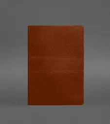 Шкіряний блокнот А5 (софт-бук) 9.3 світло-коричневий Краст