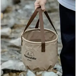 Відро для води Naturehike NH20SJ040 10 л Світло-коричневий (1047-6927595764619) - мініатюра 2