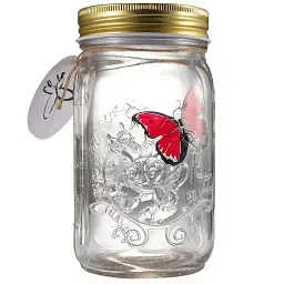 Декоративний нічник Метелик у банці Butterfly Інтерактивний метелик, що пурхає у банці з підсвіткою