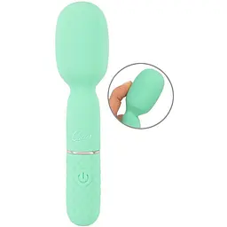 Мінівібратор Cuties Mini Wand Green - мініатюра 4