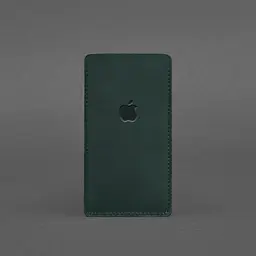 Шкіряний чохол для iPhone 13 Зелений Crazy Horse - мініатюра 4