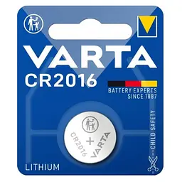 Батарейка Varta CR2016 (1шт) - мініатюра 2