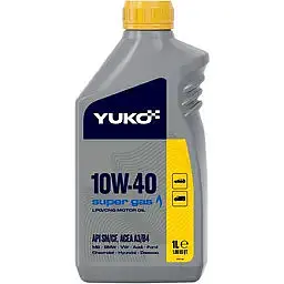 Автомобільна моторна олива YUKO SUPER GAS 10W-40 1л - мініатюра 2