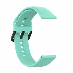Ремінець силіконовий BeWatch для Xiaomi Amazfit BIP/GTS/GTR S 20 мм М'ятний (1012389S) - мініатюра 4