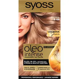 Стійка фарба для волосся Syoss Oleo Intense 8-68 перлинний блонд 115 мл