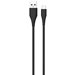 Кабель ColorWay USB - microUSB (M/M) (PVC), 2.4А, 1 м, Чорний (CW-CBUM025-BK) - мініатюра 2