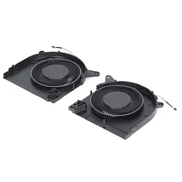 Вентилятори 12V CPU+GPU для Lenovo Legion S7-15ACH6 Type 82K8, (FNR5+FNR6, DC28000GJF0, DC28000GKF1) - мініатюра 2