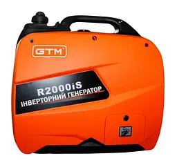 Генератор інверторний GTM 1,8/2,0 кВт, однофазний, ручний запуск (R2000IS) - мініатюра 3