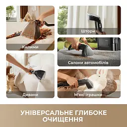 Миючий пилосос для килимів та тканин Dreame N20 Steam - мініатюра 2