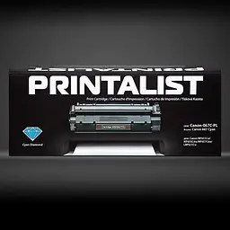 Картридж тон. PRINTALIST для Canon MF651Cw/MF655Cdw/MF657Cdw/LBP631Cw аналог Canon 067 Cyan ( 1250 ст.) (Canon-067C-PL) - мініатюра 3
