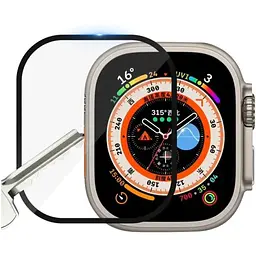 Захисна плівка DK для Apple Watch Ultra 49mm (Series 1 / 2) Composite Film box (014945) (black) - мініатюра 4