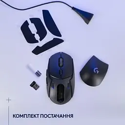 Комп'ютерна мишка Logitech G309 Lightspeed Wireless/Bluetooth Black (910-007199) - мініатюра 9