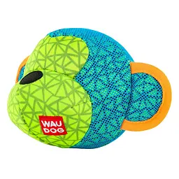 Іграшка для собак Waudog Fun Мавпа Ш 16 см Дл 10 см блакитна - мініатюра 2